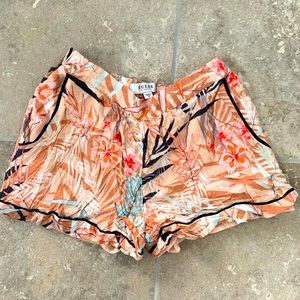 Guess Palm Printed Lounge Shorts